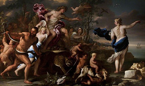 The Triumph of Bacchus with Ariadne, 1682, Luca Giordano