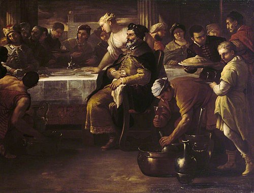 The Parable of the Prodigal Son: The Fatted Calf, 1682, Luca Giordano