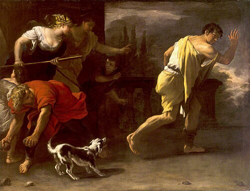 The Parable of the Prodigal Son: Driven out by his Former Companions, 1682, Luca Giordano