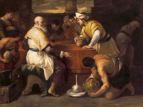 The Parable of the Prodigal Son: Receiving his Portion, 1682, Luca Giordano