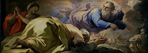 Abraham escucha las promesas del Señor, 1694, Luca Giordano