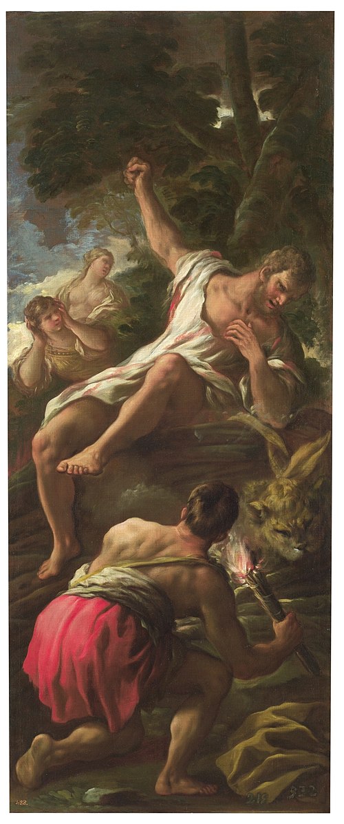 Hércules en la pira, 1697, Luca Giordano