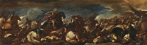 La batalla de sant Quintí, 1692, Luca Giordano