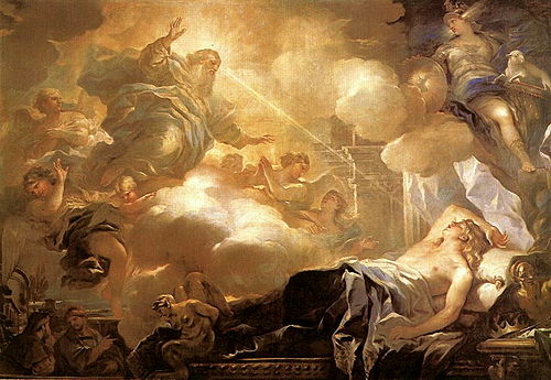 Le Rêve de Salomon, 1694, Luca Giordano