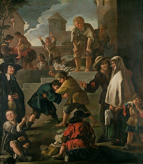 Riña de muchachos, 1694, Luca Giordano