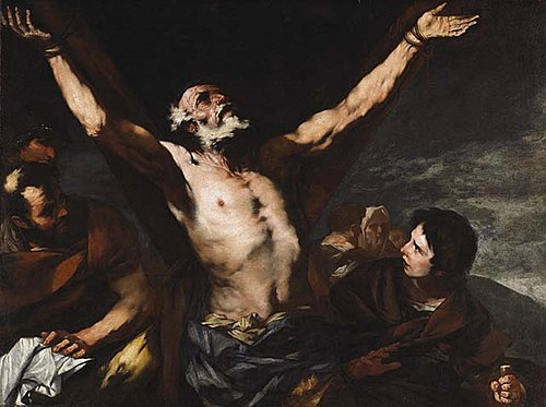 The Crucifixion of St. Andrew, 1659, Luca Giordano