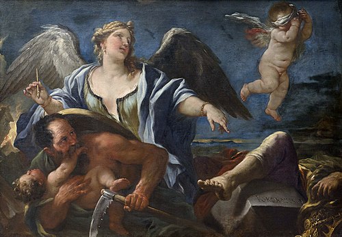 L'Histoire et le Temps, 1680, Luca Giordano