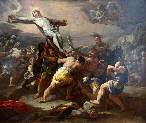 L'élévation de la croix, 1685, Luca Giordano