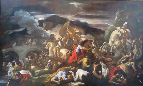 A Battle Scene, 1650, Luca Giordano