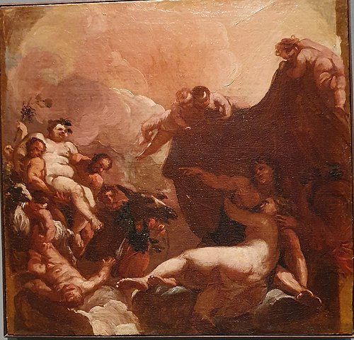 Drunken Silenus, 1680, Luca Giordano
