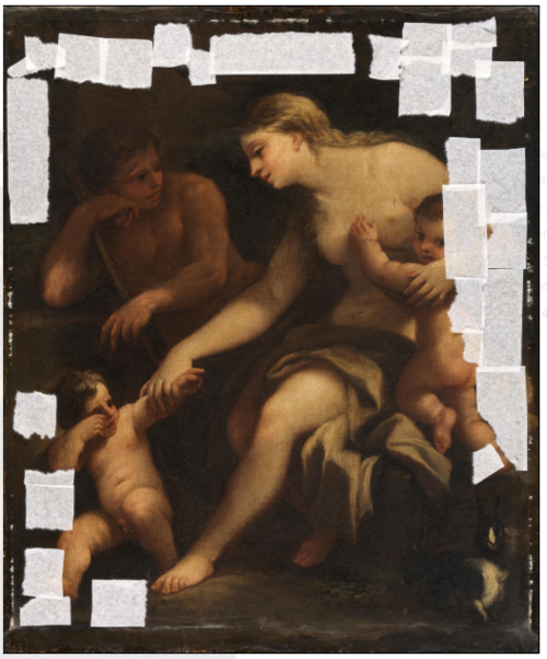 Adam and Eve, with Cain and Abel, , Luca Giordano