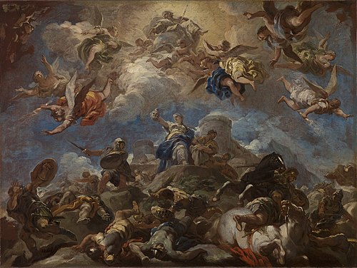 Judith Displaying the Head of Holofernes, , Luca Giordano