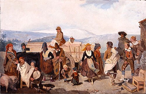 Danse paysanne à Soria, , Valeriano Domínguez Bécquer