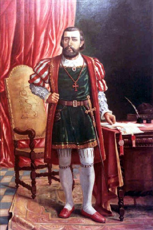 Retrato de Martim Afonso de Souza, 1900, Benedito Calixto de Jesus