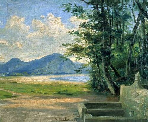 Vista da Praia de São Vicente, 1904, Benedito Calixto de Jesus