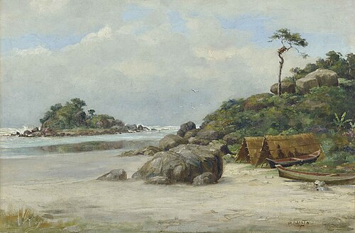 Prainha - Itanhaém, 1892, Benedito Calixto de Jesus