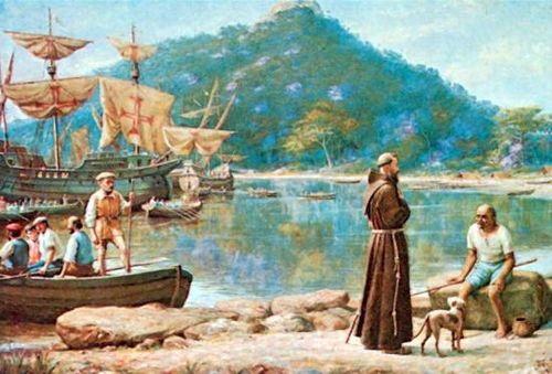 The Arrival of Friar Pedro Palácios, 1926, Benedito Calixto de Jesus