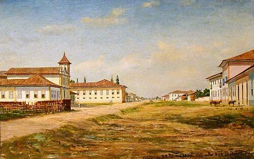 Brás church in 1860, 1919, Benedito Calixto de Jesus