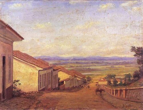 Ladeira do Colégio, 1900, Benedito Calixto de Jesus