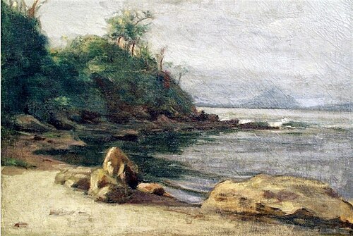 Pedra de Itanhaém, 1950, Benedito Calixto de Jesus