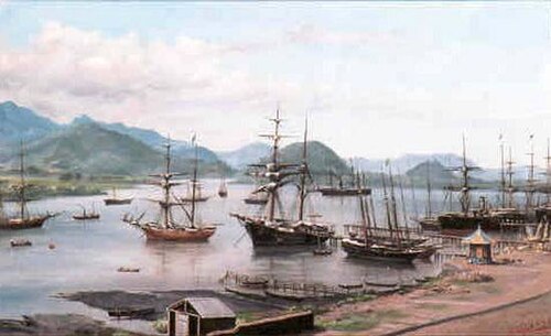 Porto de Santos (2), 1888, Benedito Calixto de Jesus