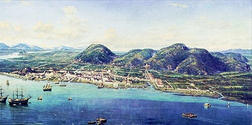 Porto de Santos em 1822, 1922, Benedito Calixto de Jesus