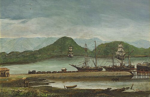 Porto de Santos, SP, 1888, 1888, Benedito Calixto de Jesus
