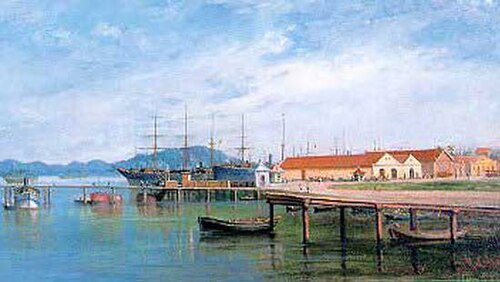 Porto de Santos, , Benedito Calixto de Jesus