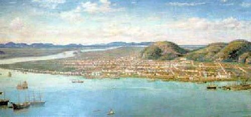 Centro de Santos em 1879, 1922, Benedito Calixto de Jesus