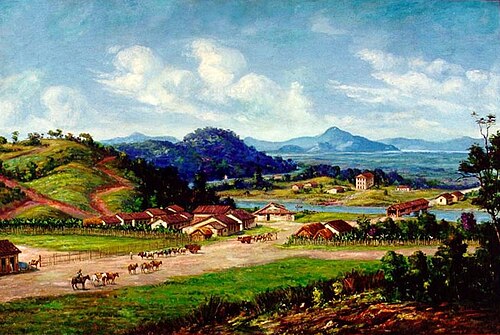Cubatão em 1826., 1922, Benedito Calixto de Jesus
