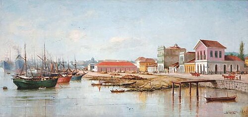 Porto do Bispo, 1887, Benedito Calixto de Jesus