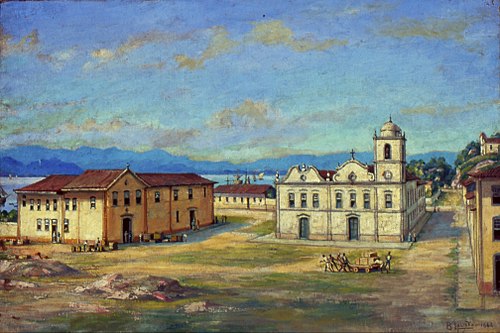Matriz Colonial de Santos, 1868, Benedito Calixto de Jesus