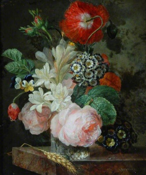 Flower Piece, 1828, Moïse Jacobber
