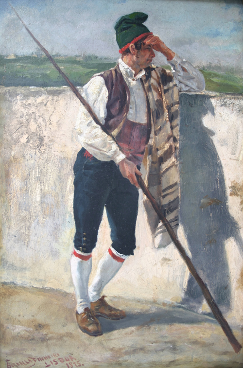 Campino com Varapau, 1875, Rafael Bordalo Pinheiro
