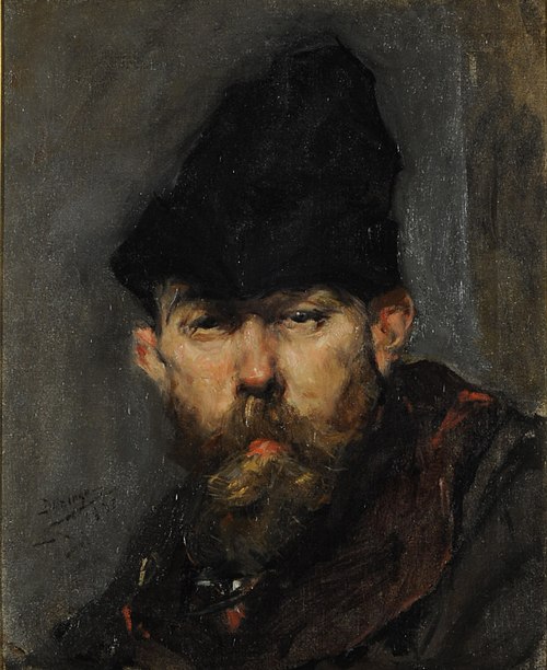 El artista (Tít.ant.: Cabeza de hombre), 1871, Francisco Domingo y Marqués