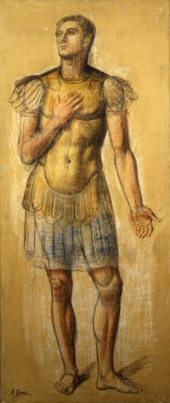 Roman Soldier, 1941, Achille Funi
