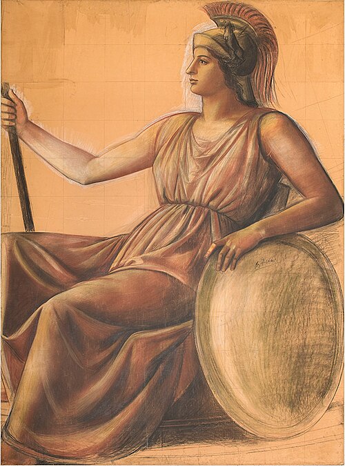 Minerva, 1940, Achille Funi