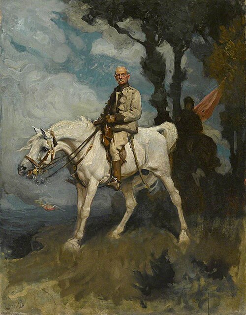 General Sir Frederick Sleigh Roberts, on His Horse 'Vonolel', 1894, Charles Wellington Furse
