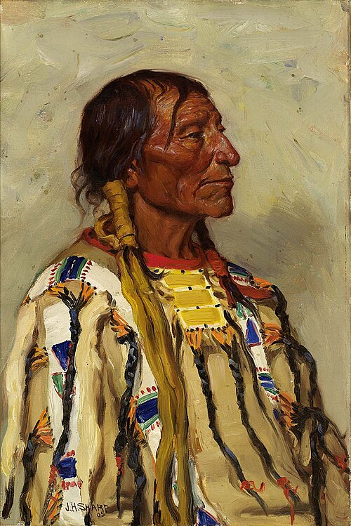 Chief Flat Iron, 1905, Joseph Henry Sharp