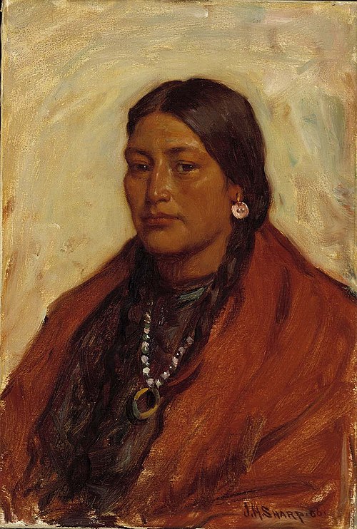 Medicine Shield, Crow Squaw, 1906, Joseph Henry Sharp