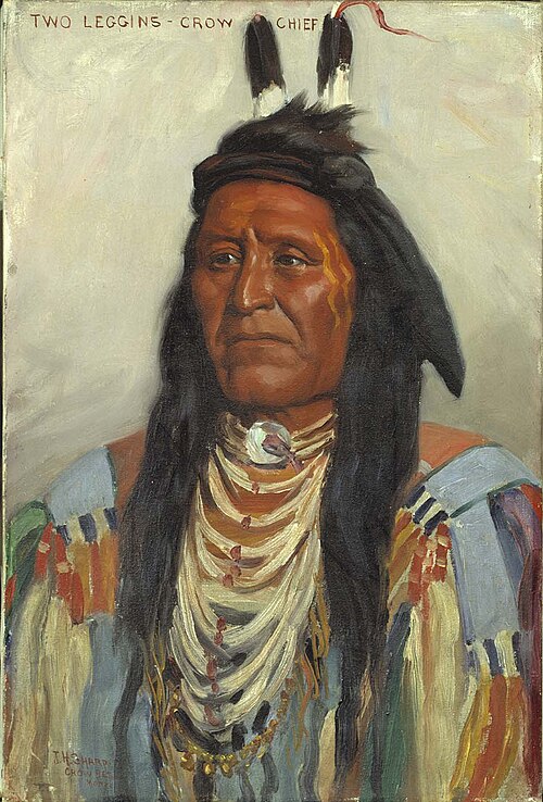 Two Leggins, Crow Chief, 1900, Joseph Henry Sharp