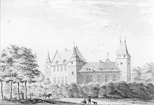 Elsum Castle, 1738, Jan de Beijer