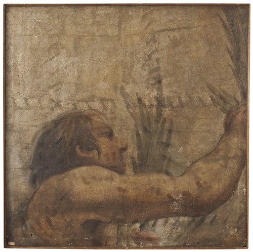 Detail of the vault of the Chapel of St Sebastian in St Peter’s, Rome,cartoon, , Pierre de Cortone
