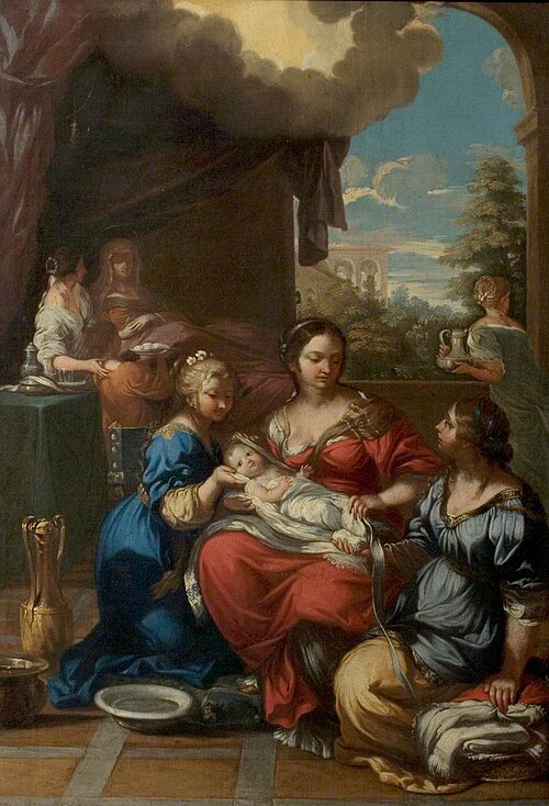 The Birth of the Virgin, , Pierre de Cortone