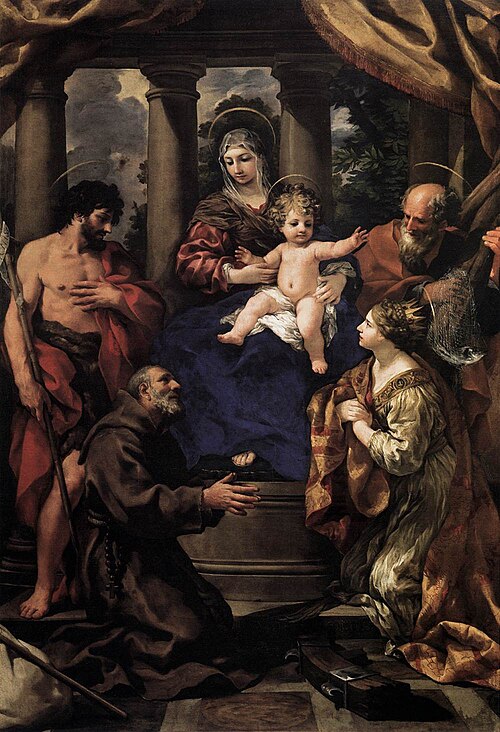 Virgin and Child with Saints, 1650, Pierre de Cortone