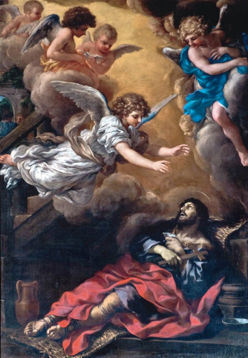 Saint Alexis mourant, 1638, Pierre de Cortone