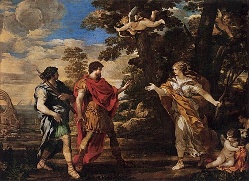 Vénus apparaissant à Énée, 1630, Pierre de Cortone