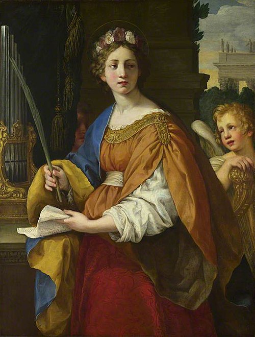 Saint Cecilia, 1622, Pierre de Cortone