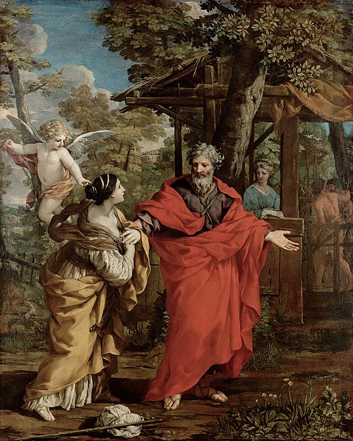 Abraham et Agar, 1637, Pierre de Cortone