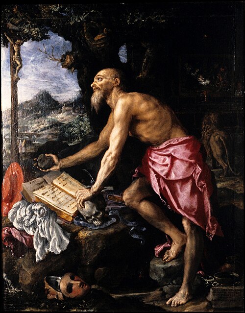 The Penitent Saint Jerome, 1606, Alessandro Allori